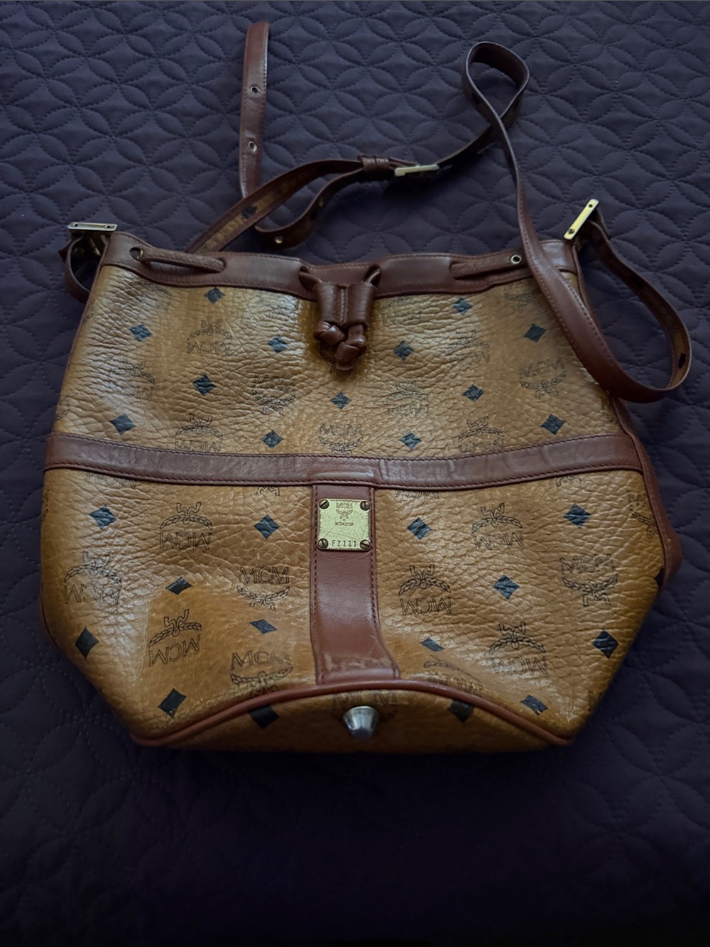Authentic MCM Bucket Bag